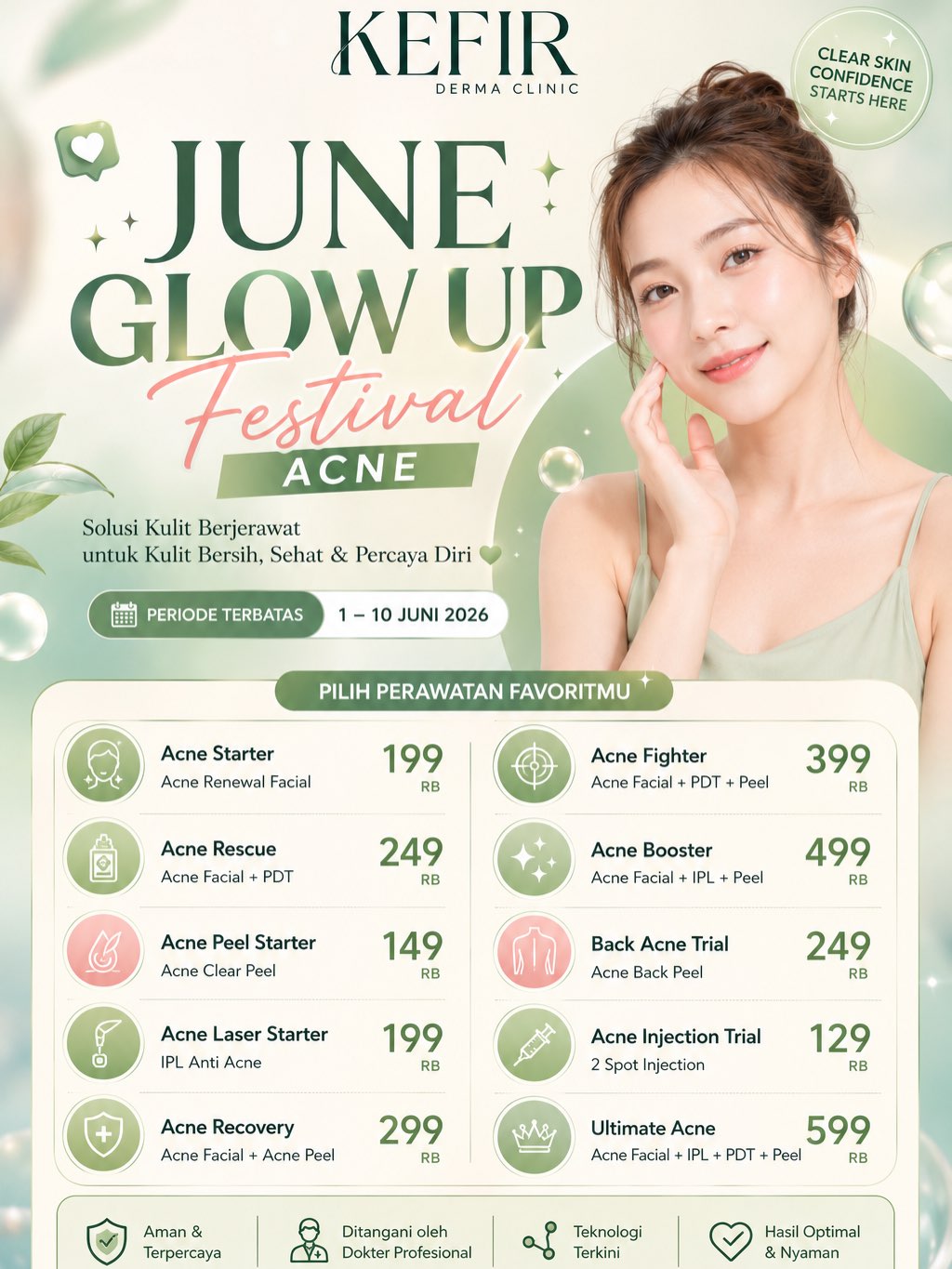 June Glow Up Acne
